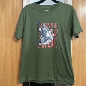 Shein short sleeve graphic tee shirt size Medium.  Best Dog Ever Frenchie